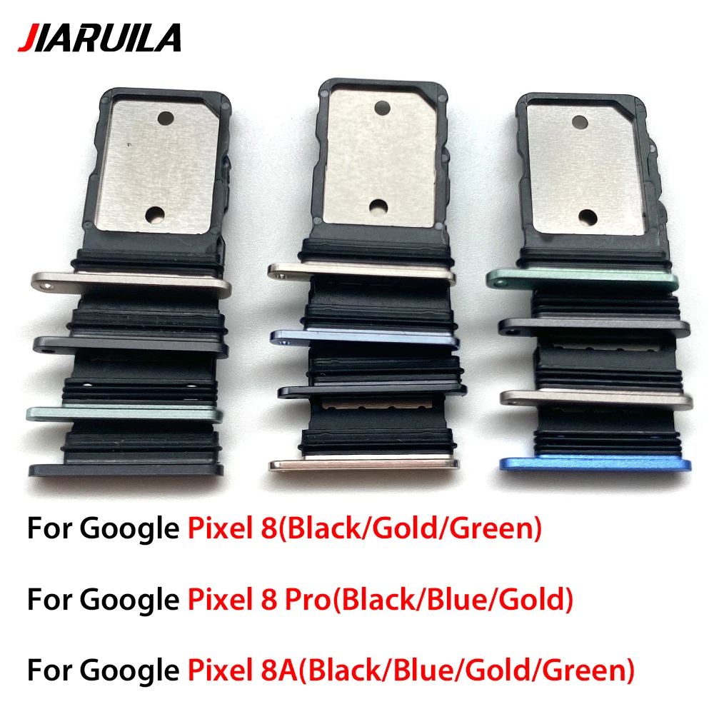 

10 PCS Single SIM Card Tray Slot Holder Adapter Accessories For Google Pixel 8 Pixel 8 Pro Pixel 8A Replacement Part