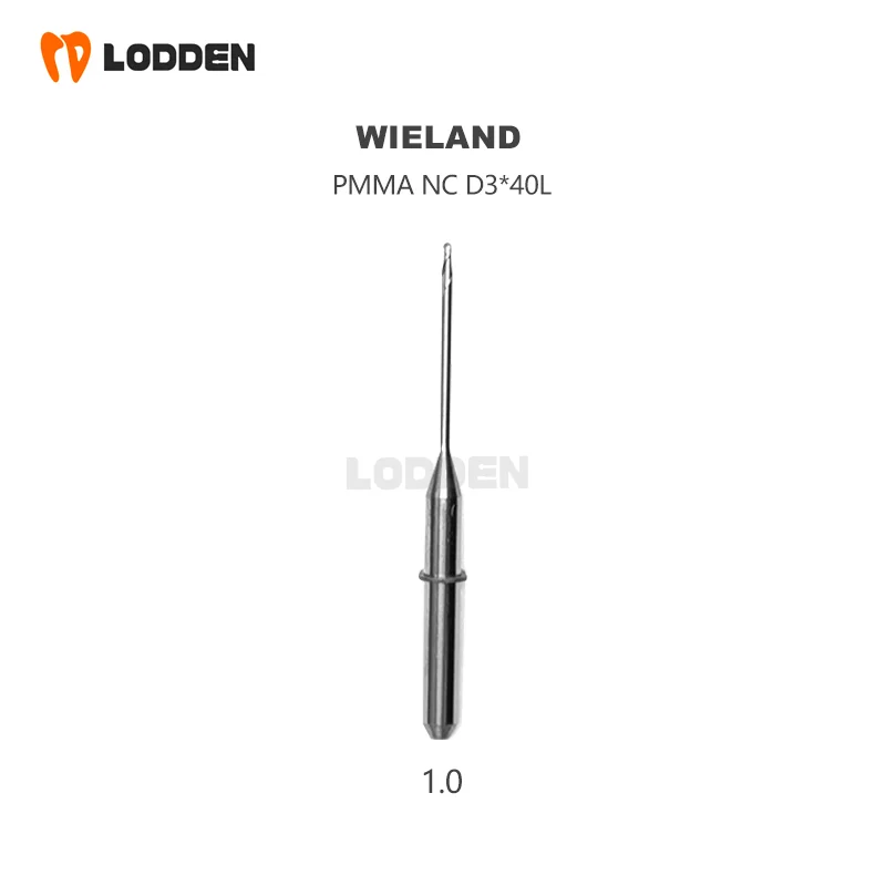 Wieland Select Dental Lab Metarial Milling Burs D3 Diamond DC NC Coating Milling Cutter for Zirconia PMMA Milling Machine