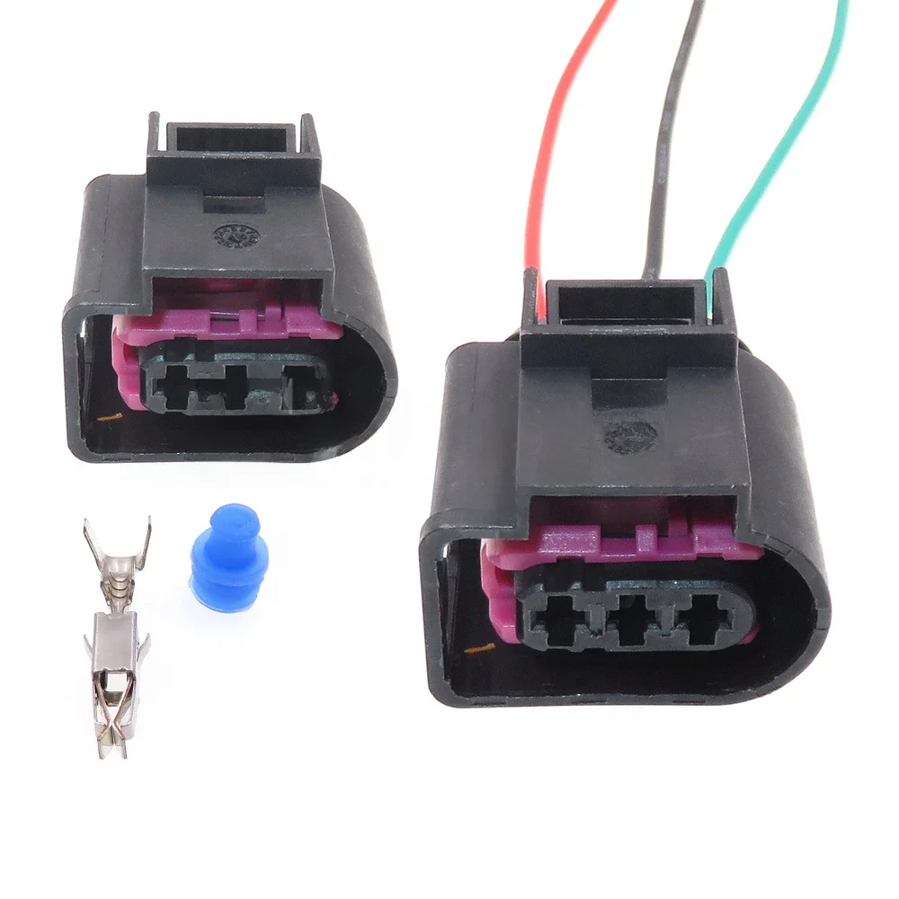 Connecteur électrique scellé pour moteur automobile, 1 jeu de 3P 4D0971993, capteur de pression de suivi du carburant, prise de fil