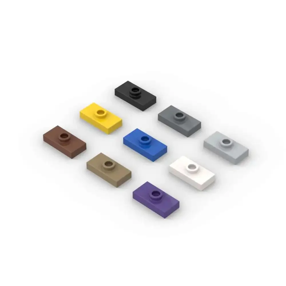 MOC 10 pièces Puzzle particules 3794 plaque blocs de construction Kit 15573 plaque modifiée 1x2 avec 1 goujons briques idée jouet cadeau livraison directe