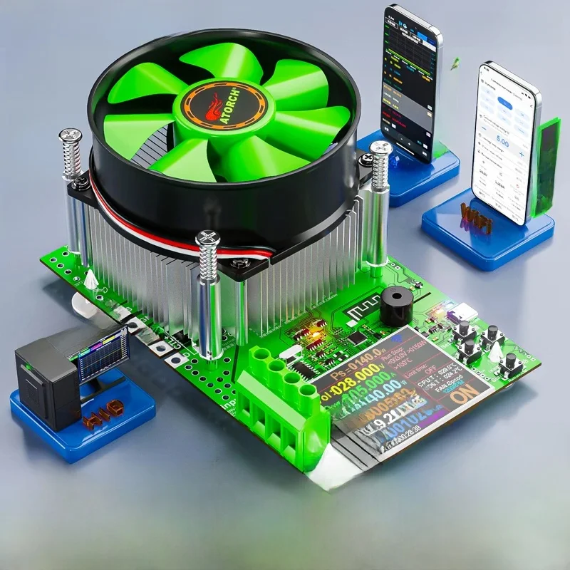 BW150 inteligentny Tester akumulatora samochodowego WiFi Tuya Monitor miernik pojemności obciążenie elektroniczne Tester USB 18650 komórek narzędzia oporności wewnętrznej — zdjęcie 2