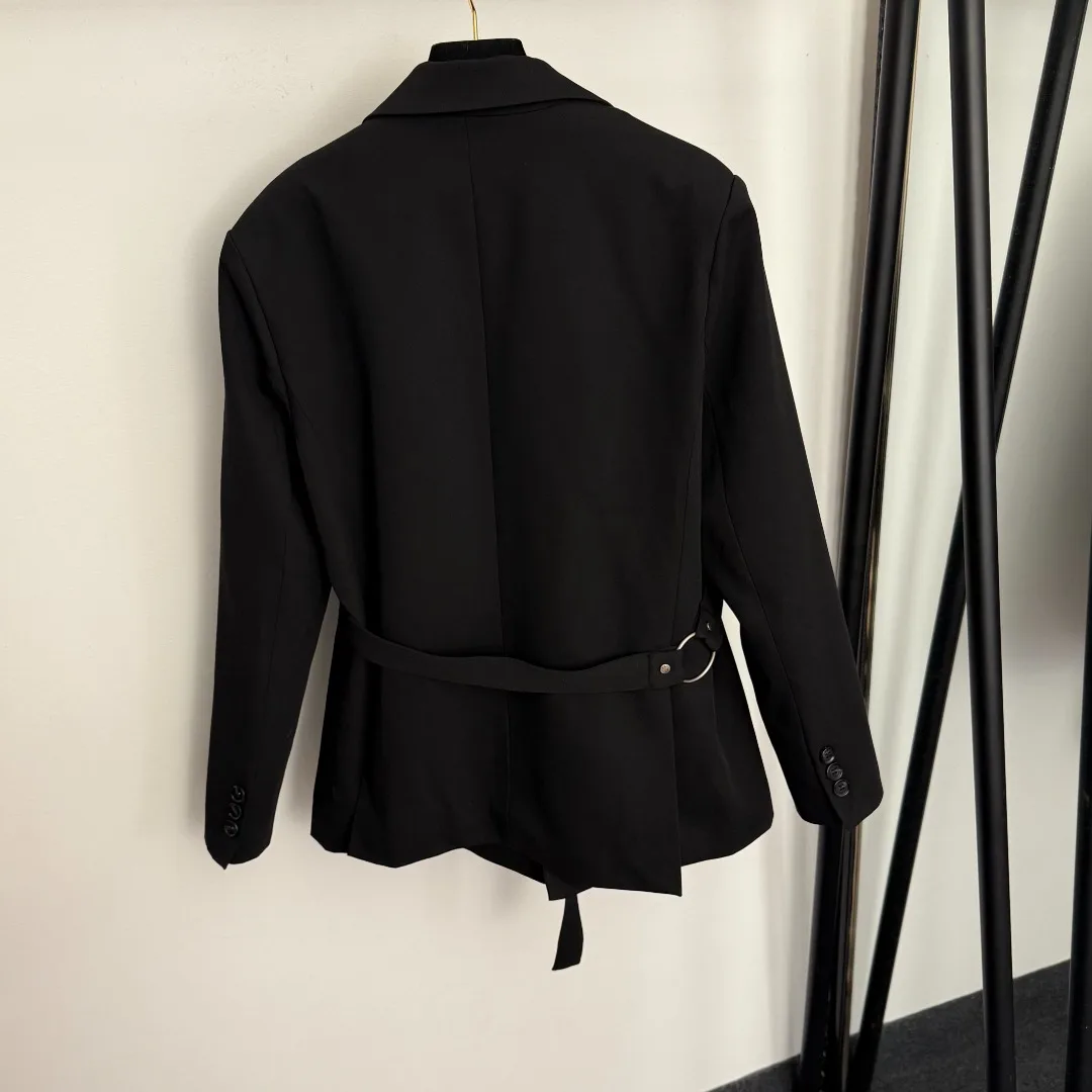 

Новая повседневная модная свободная куртка/пальто с вышивкой, молниями и шнурками для женщин, коллекция ранняя весна 2026