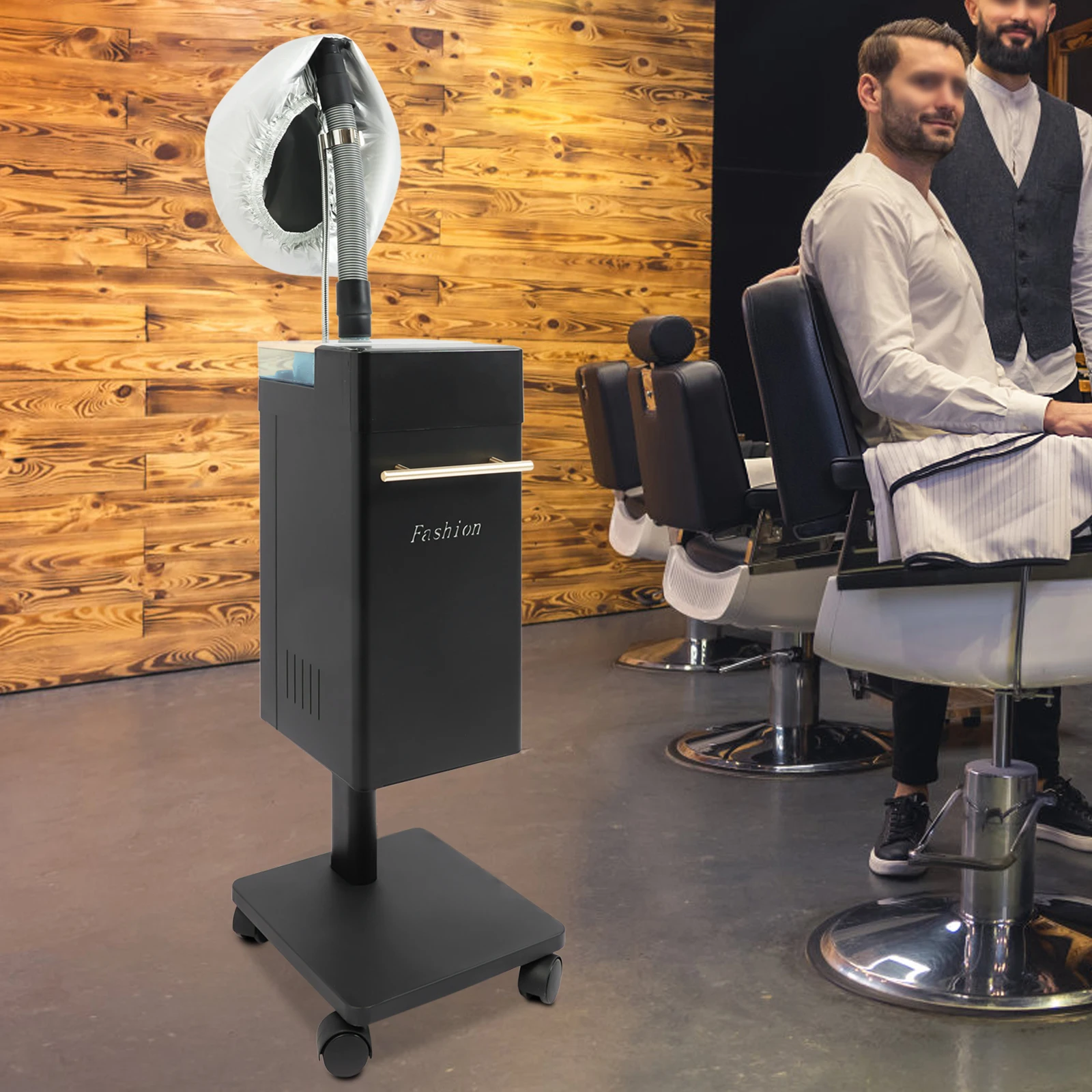 Hair Steamer, Professional Nano Mist Standing Hair Steamer for Deep Conditioning, Color Treatment, Scalp Spa, Hair Care US Plug