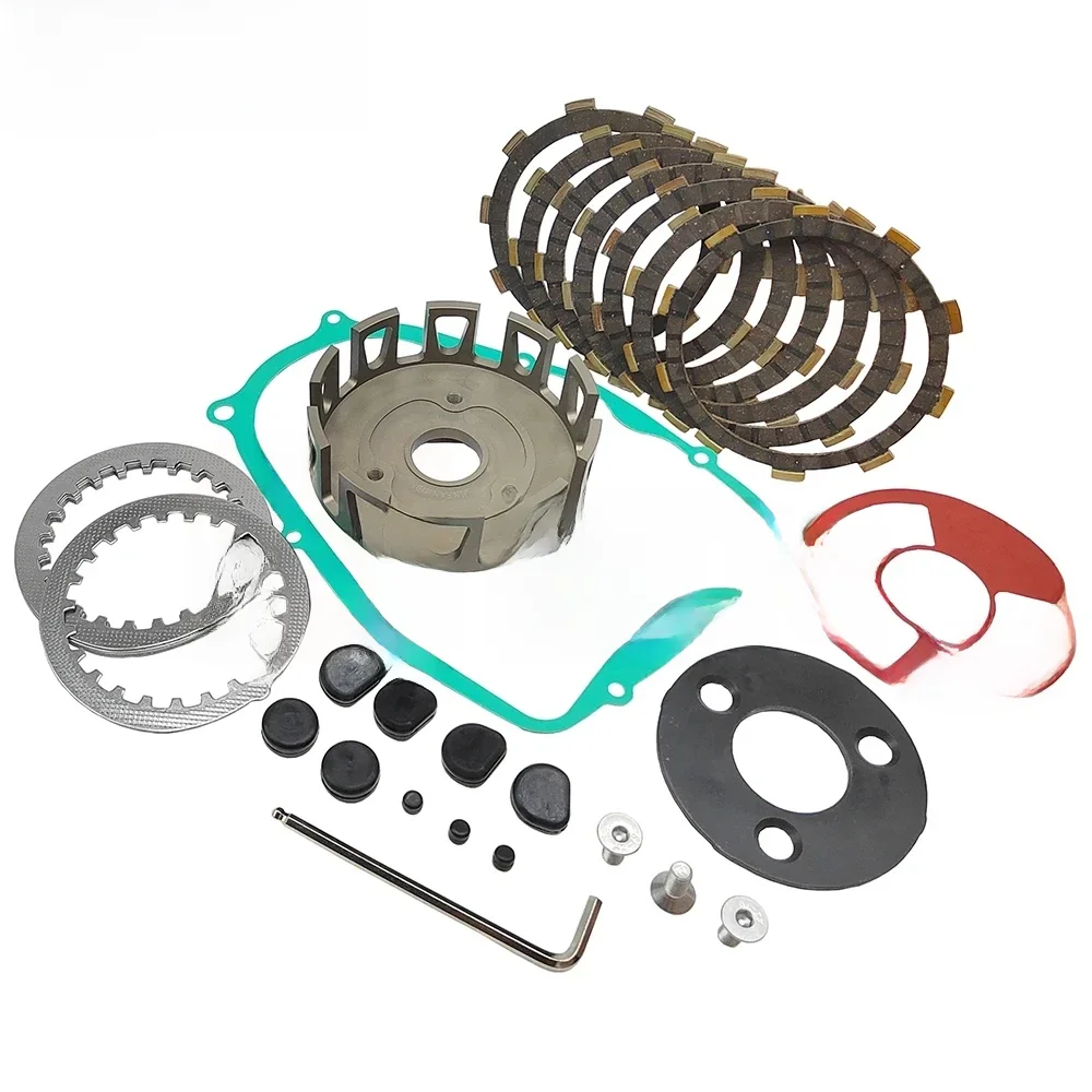 Dla Yamaha Blaster 200 YFS200 1988-2006 ATV CNC Heavy Duty Billet kosz sprzęgła i zestaw uszczelek — zdjęcie 2