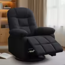 Korser Manual Swivel Rocker Recliner Chair only 9.80: eDeal Info