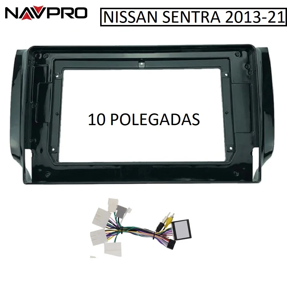 for-nissan-sentra-b17-2013-2021-10-inch-frame-and-connecting-cables-for-navpro-caska-multimedia-center-installation