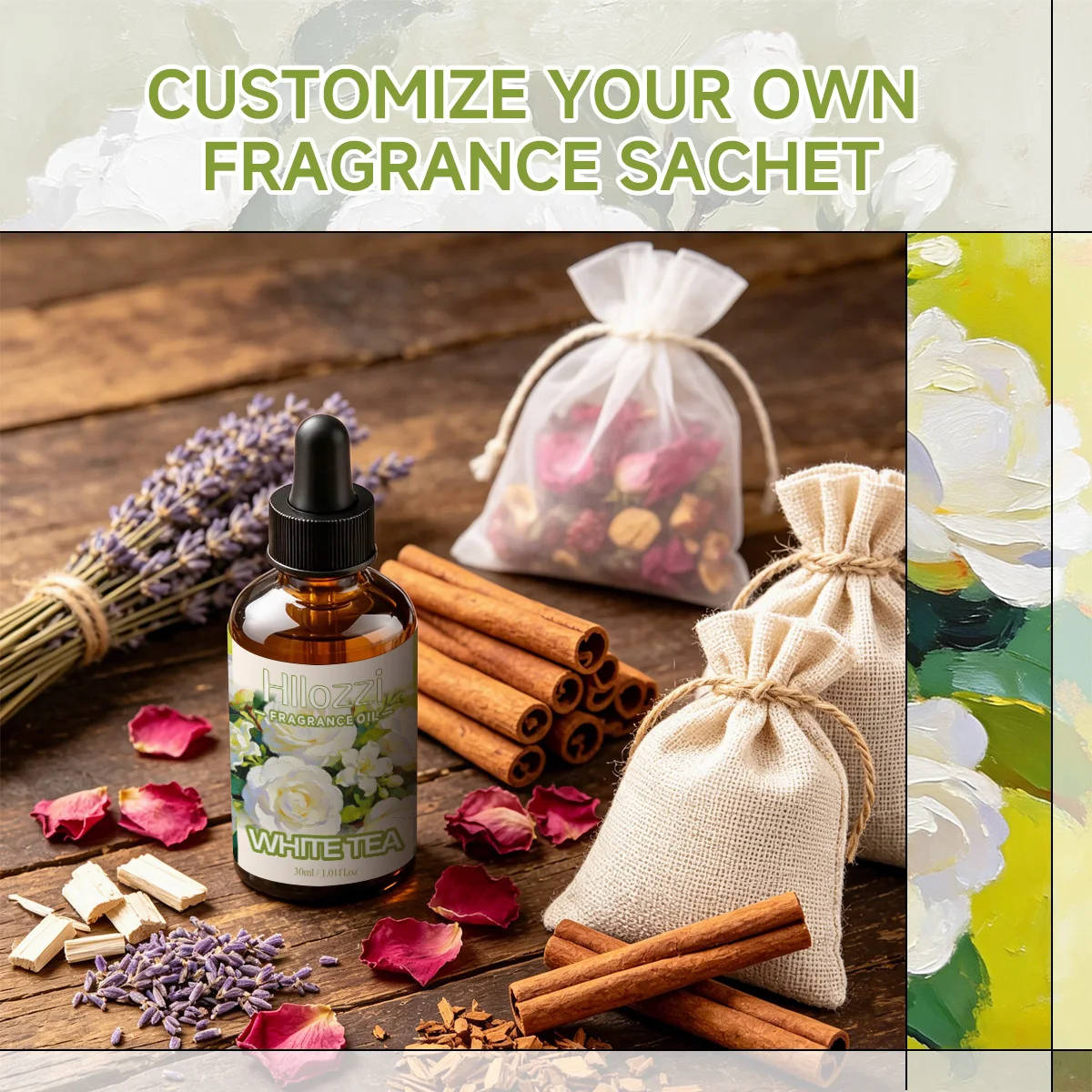 White Tea Fragrance Oil, Fresh & Clean Scent for Diffusers, DIY Crafts & Aromatherapy, Light, Crisp and Elegant Aroma