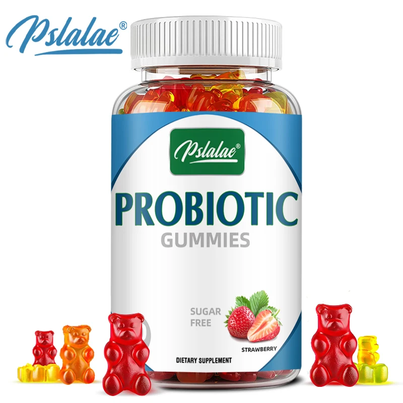 Probiotic Gummies - Supports Healthy Digestion & Immune System, Good for Intestinal Health, Relieve Bloating - 60 Gummies