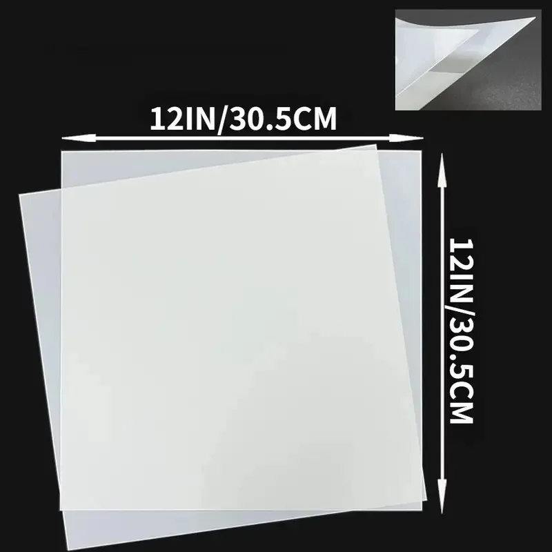 10개 11.8인치 빈 PET 스텐실 시트 DIY 페인팅 템플릿 재사용 가능 미재단 스텐실 재료