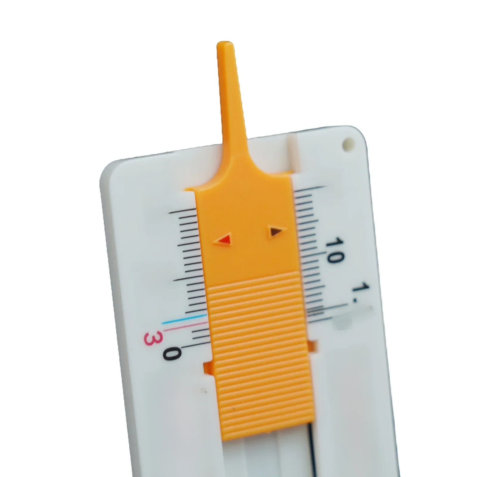Jauge de profondeur de bande de roulement de pneu 0-20mm, accessoires, étrier de vérification du pneu, outil de profondeur, plastique léger de haute qualité