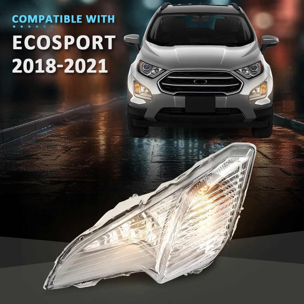 

12V Front Fog Light Driving Lamp Fit for 2018-2022 Ford Ecosport Left Driver Side Lh Left
