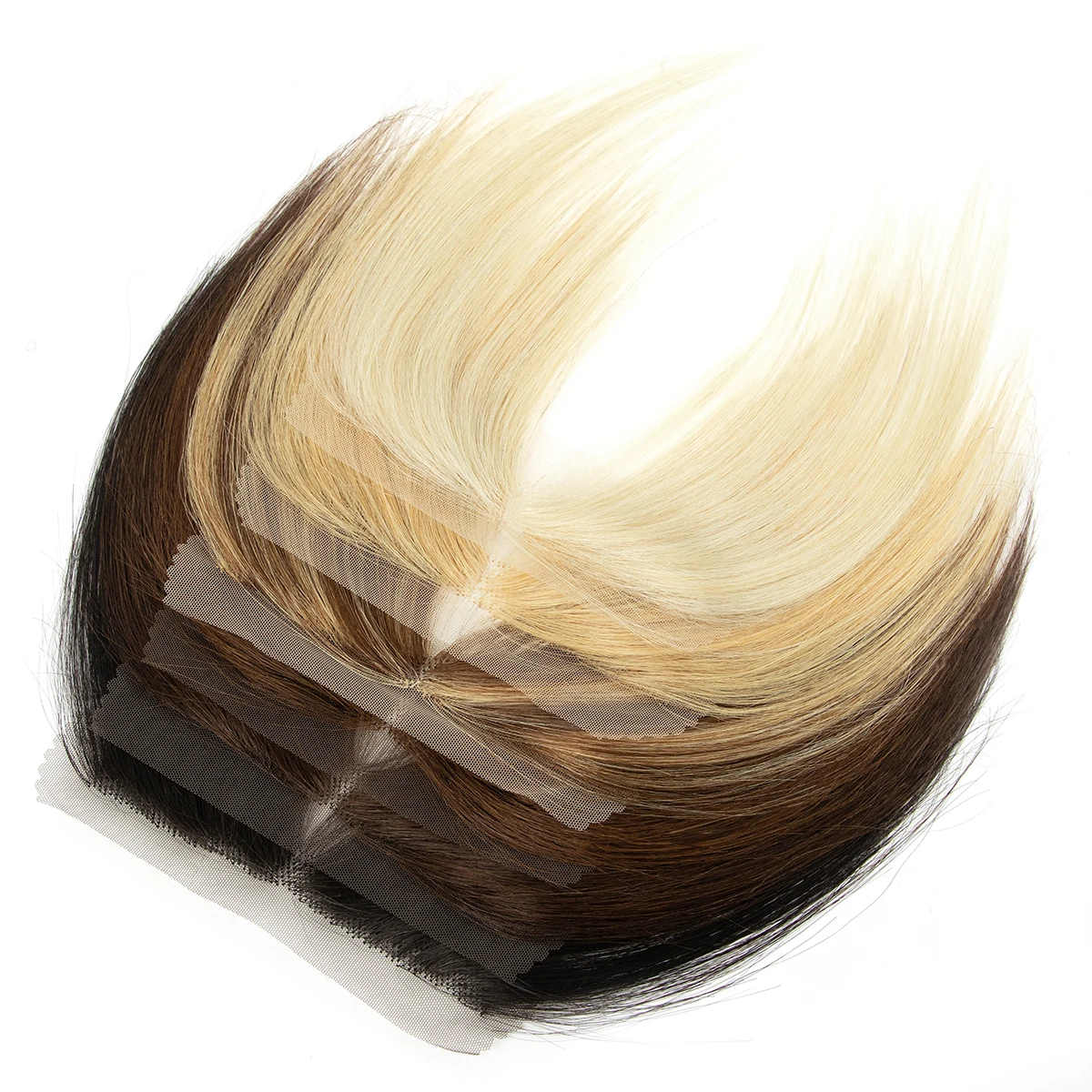 الشعر البشري الانفجارات الهوائية الدانتيل قاعدة الشعر البشري الوجهين الانفجارات هيربيسي حقيقي غير مرئية تنفس الانفجارات السلس للنساء الاستخدام اليومي