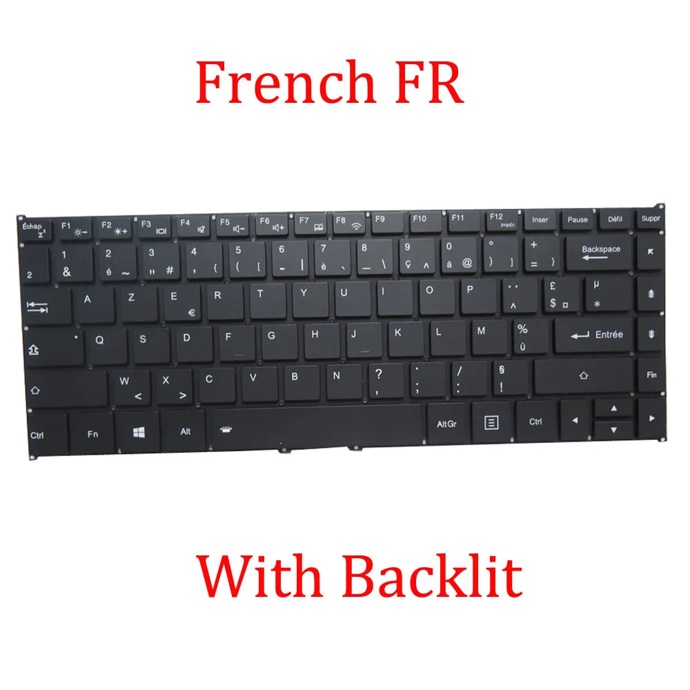 Laptop DOK-V6307A French FR Thailand TI Keyboard For IPASON SmartBook S1 T1F1FBL1 D0K-V6307A English US New