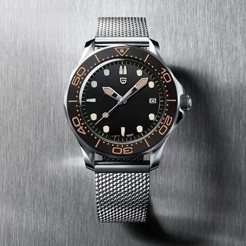 2025 Nieuwe PAGANI ONTWERP 007 Heren Horloges Luxe Automatische Horloge Voor Man Mechanische Horloges NH35 Mannen Gift AR Saffier spiegel - afbeelding 2