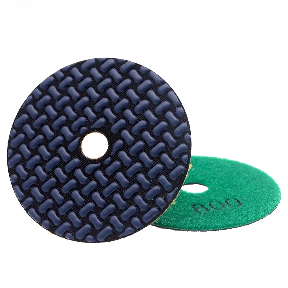 4" Dry Polishing Pad Super Nano Scale Flexible Stone Grinding Discs For Granite Marble Concrete Floor Polishing 1 PCS