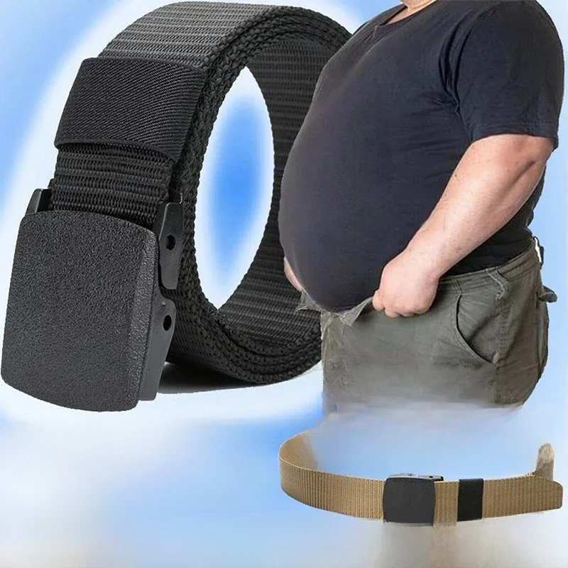 Klasyczny wojskowy nylonowy pasek z automatyczną klamrą Unisex Plus Size LONG 170 160 150 140 130cm Mężczyźni Kobiety Outdoor Tactical Canvas Belt