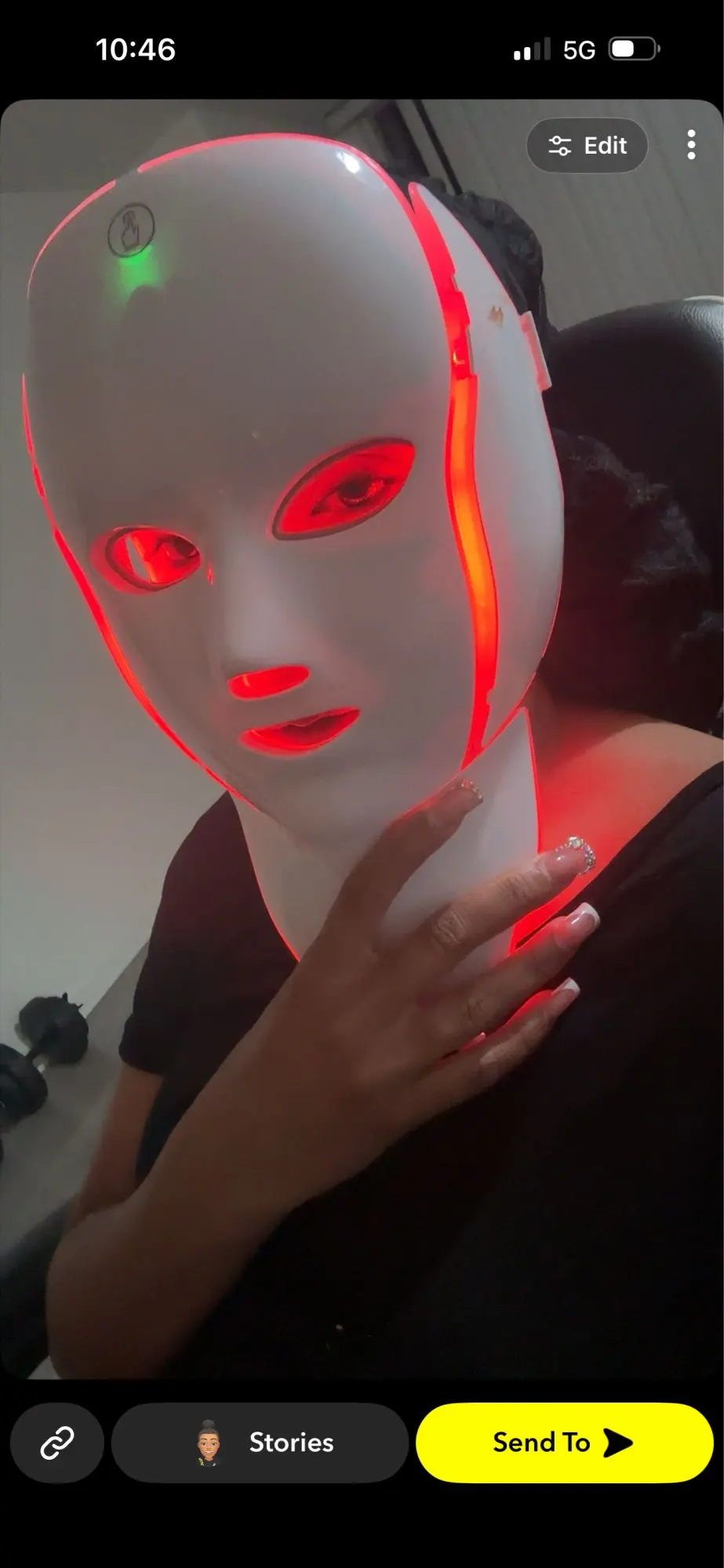 Masque LED 7 Couleurs – Soin Visage Lumineux à Domicile | The Glow Care