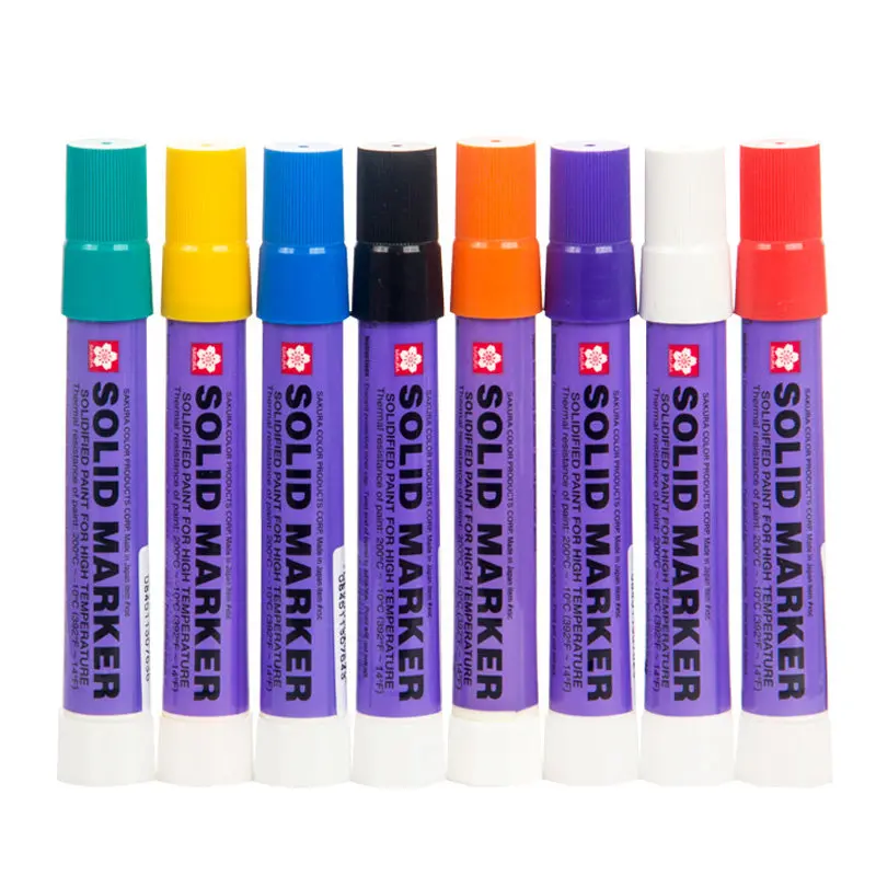 

SAKURA Solid Paint Markers Waterproof Industrial Metal High Temperature Tire Marker Permanent