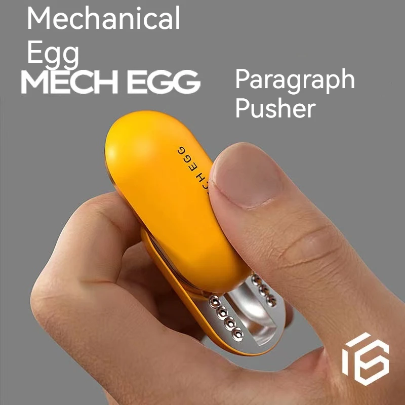 Mech Egg Mechanical Haptic Slider EDC Fidget Slider Metal Fidget Toys ADHD Tool Adult Anxiety Stress Relief Toys