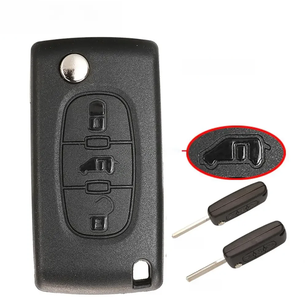 Chave remota do carro de Jingyuqin, Fiat Scudo, Peugeot Partner Expert, Citroen Berlingo Despacho