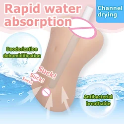 YUU Water Absorption Stick Deodorization Male Masturbator Deep Cleaning Rod Reusable Drying Stick for Sex Doll Masturbation Cup