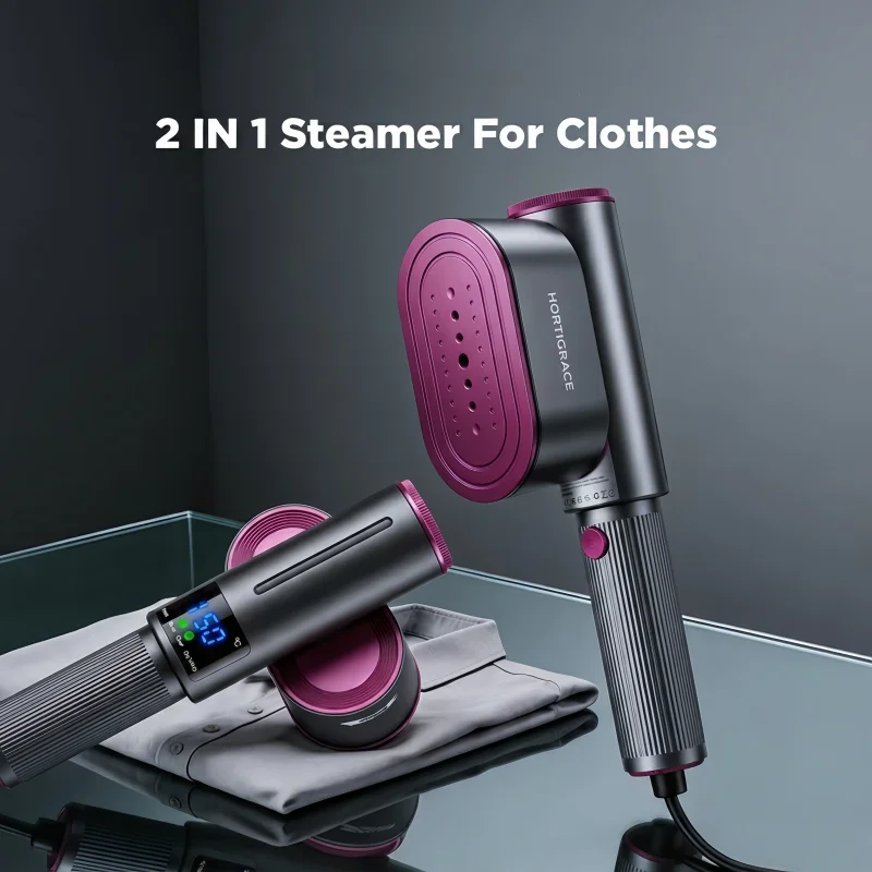 Handheld Steam Iron Garment Steamer Portable Mini for Clothes Fast Heating Travel Garment Fabric Press Machine with Home