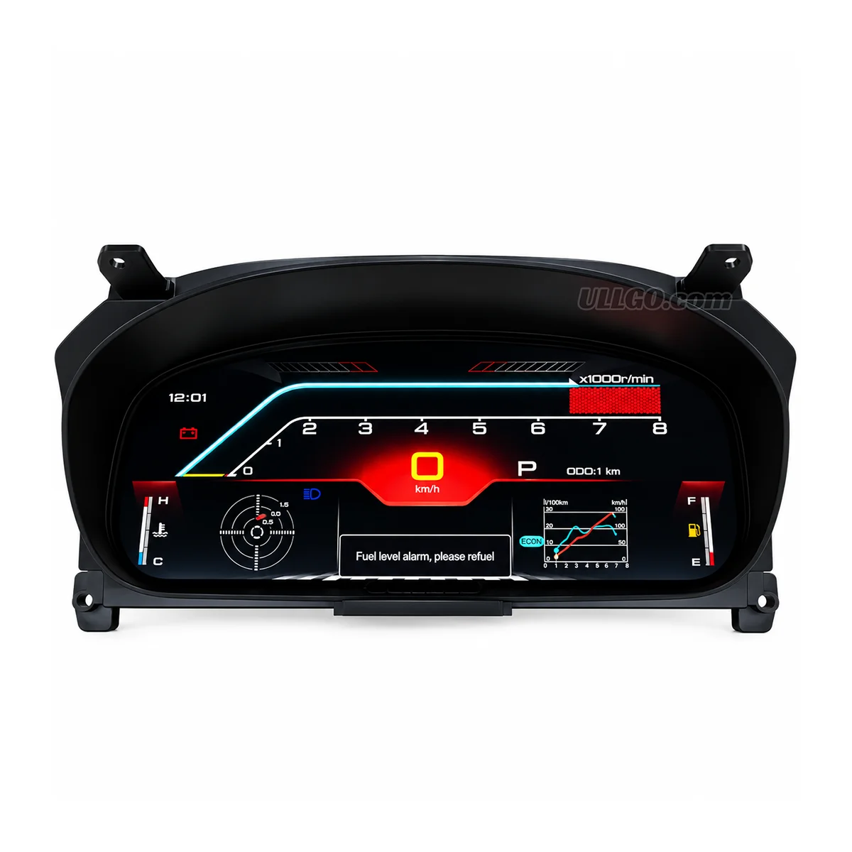 Digital Cluster for Honda Civic 6th Gen 1996-2000 EK / EJ / EM Virtual Cockpit LCD Speedometer
