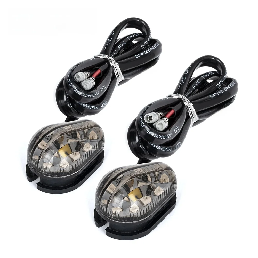 Pour Yamaha Mt01 Mt25 Mt03 Mt07 Mt09 Mt10 moto universelle 2 fils LED Mini clignotant clignotants indicateur lampe