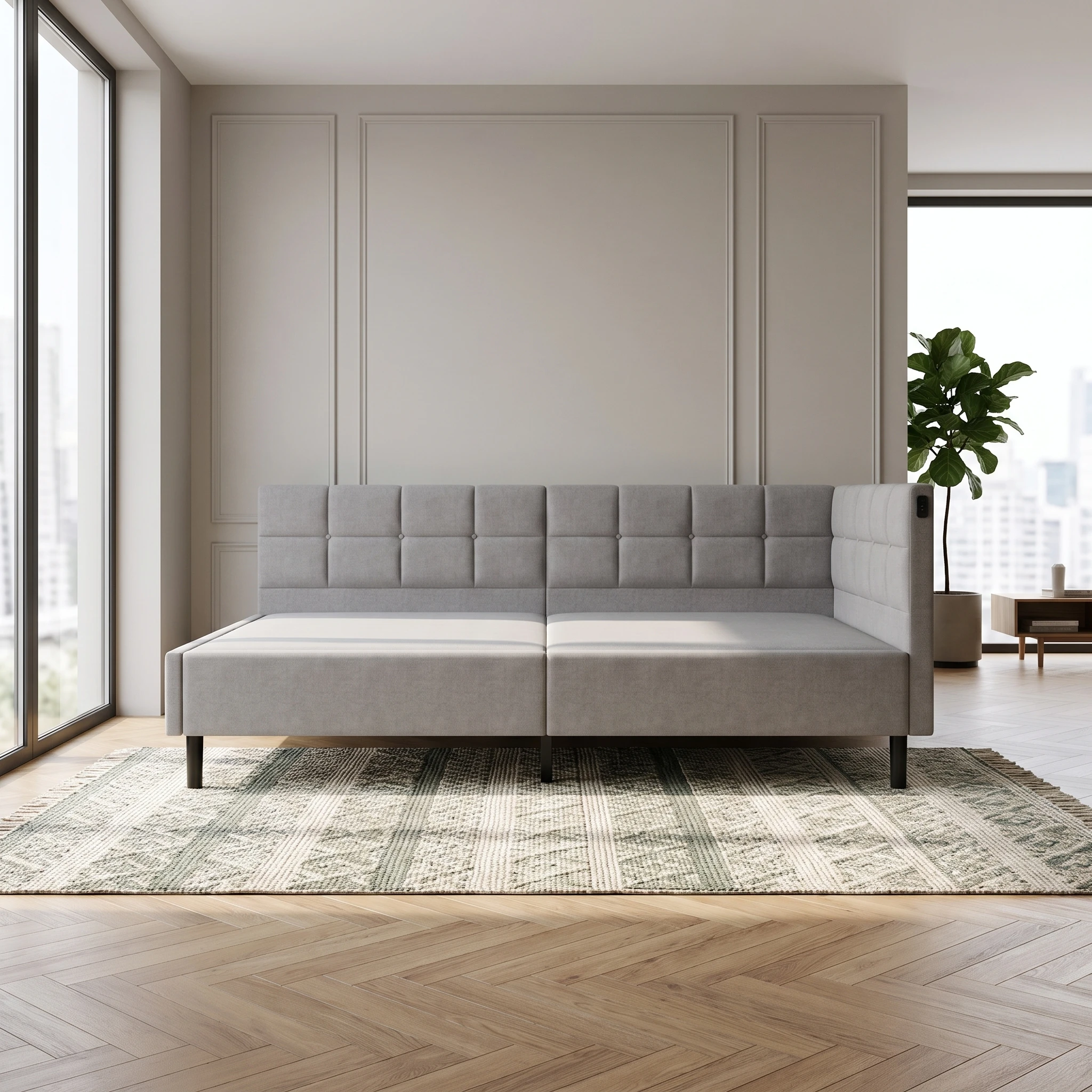 Divano letto multifunzionale 90*200 cm, divano in pile regolabile, struttura in metallo, divano lounge per appartamento o dormitorio