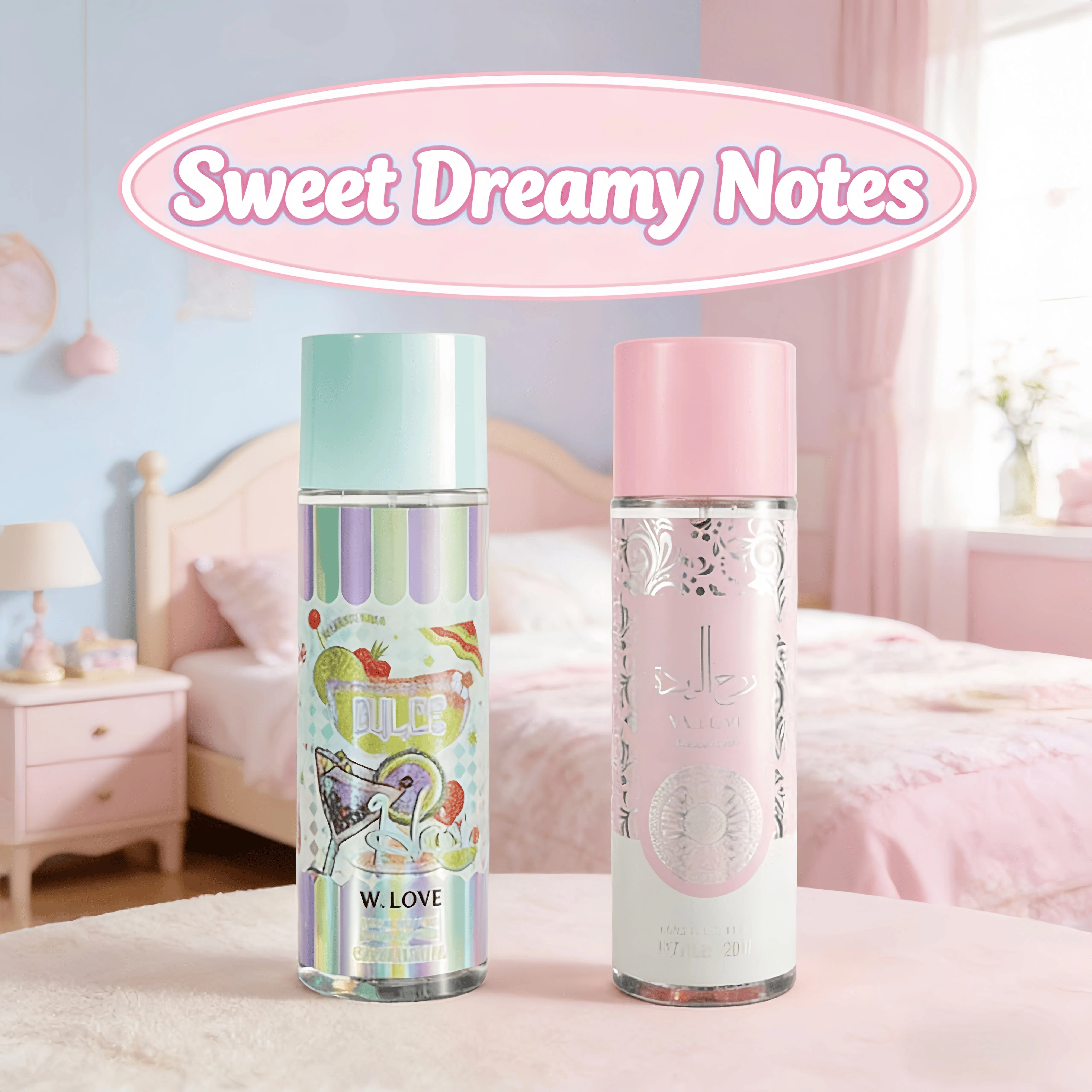 

YCZ Fragrances (Pack of 2),FRESH AQUATIC FRUITY FLORAL,Watermelon,Freesia,Cedarwood, White Musk,Long Lasting, Everyday Fragrance, Travel Size