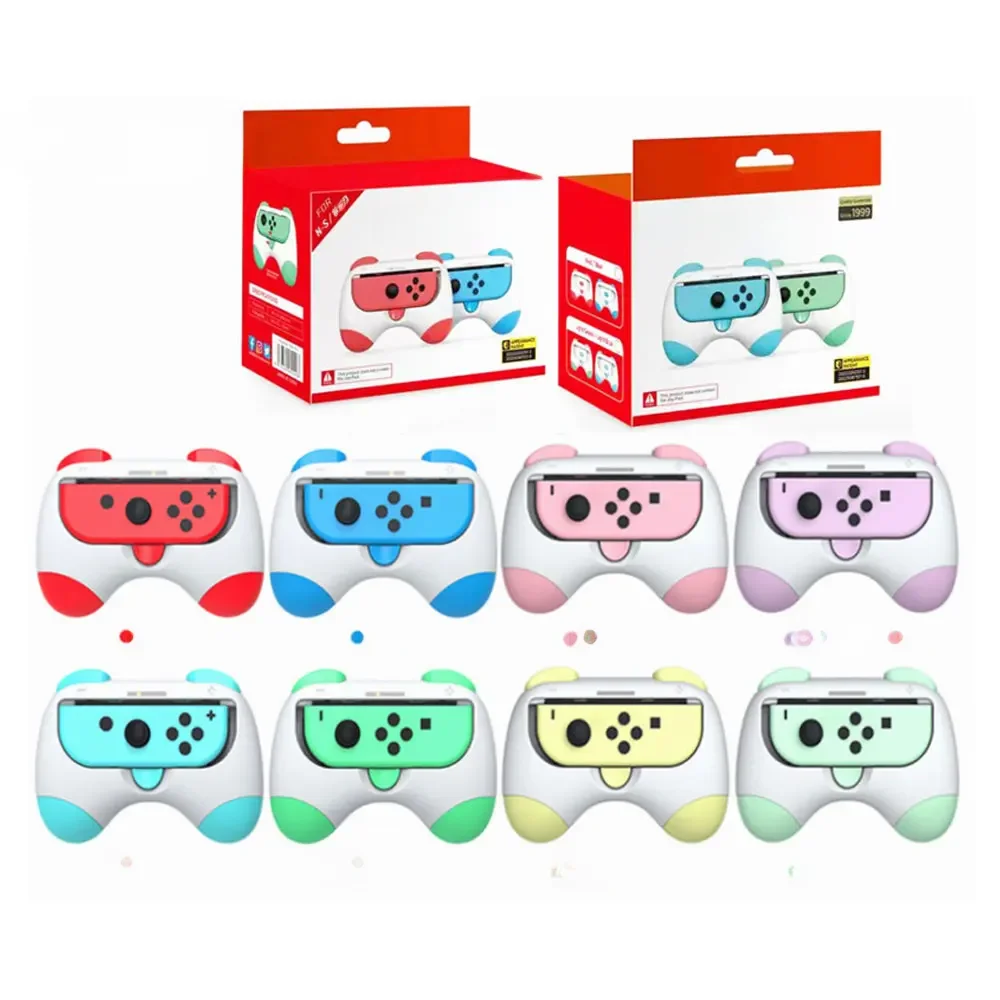 Support de support Joycon, 2 pièces, Compatible avec Nintendo Switch et contrôleur OLED JOY CON, poignée de manette de jeu, accessoires