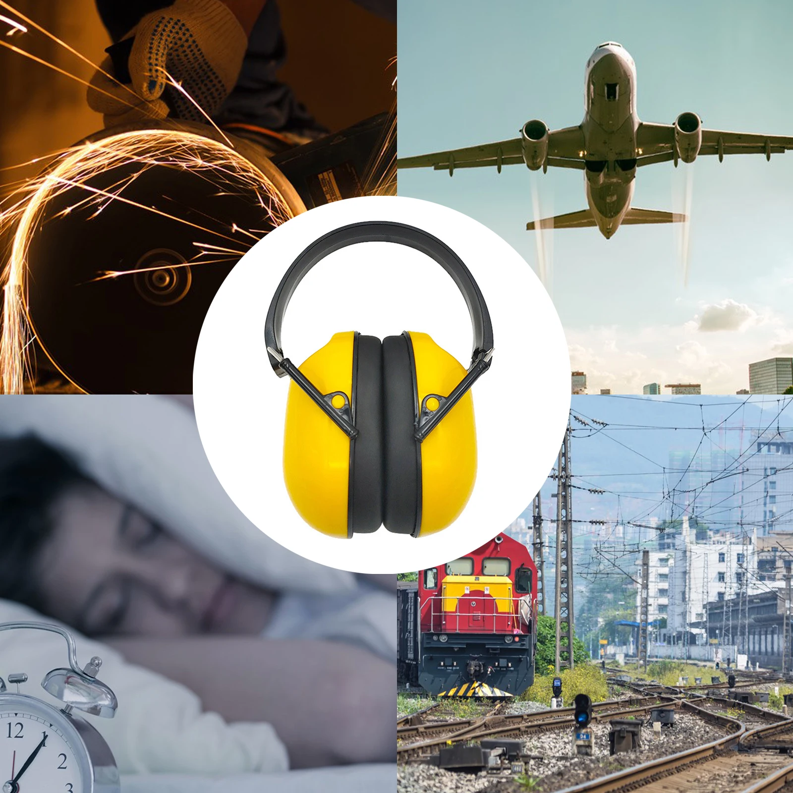 Anti-Noise Ear Plugs Tactical Hunting Folding Ear Defenders Ear Protector Ear Muff Hearing Protection Soundproof For Shooting