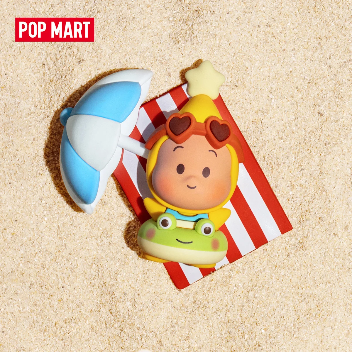 【EU】POP MART POP BEAN Island Vacation Series Магнит на холодильник 1 шт./6 шт. Фигурка из серии Blind Box