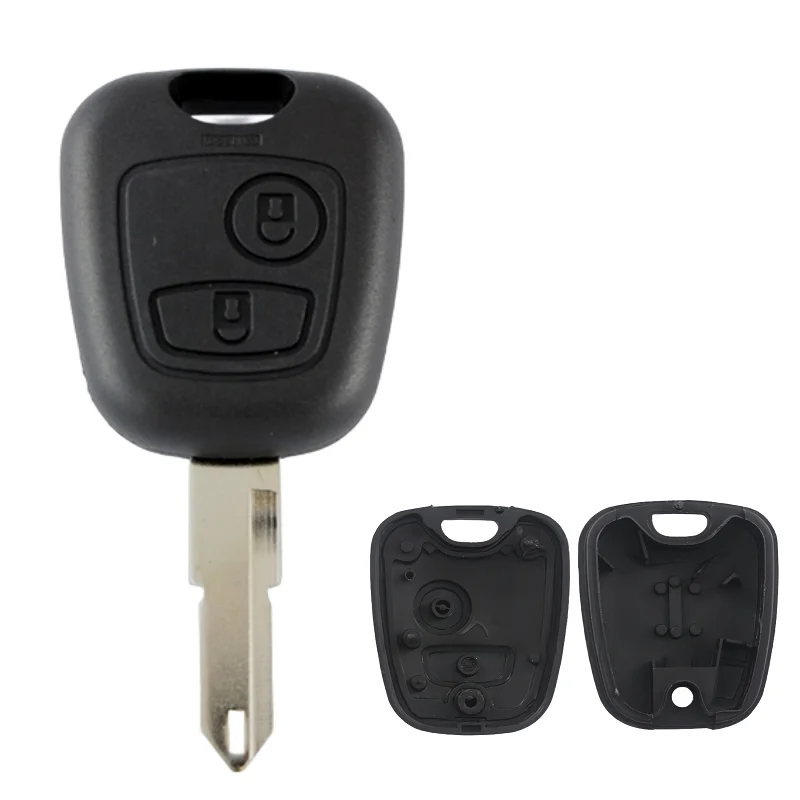 

3pcs/lot Remote Car Key Fob Shell for Peugeot 307 206 207 306 406 407 for Citroen C1 C2 C3 C4 Picasso Remote Key Case Housing