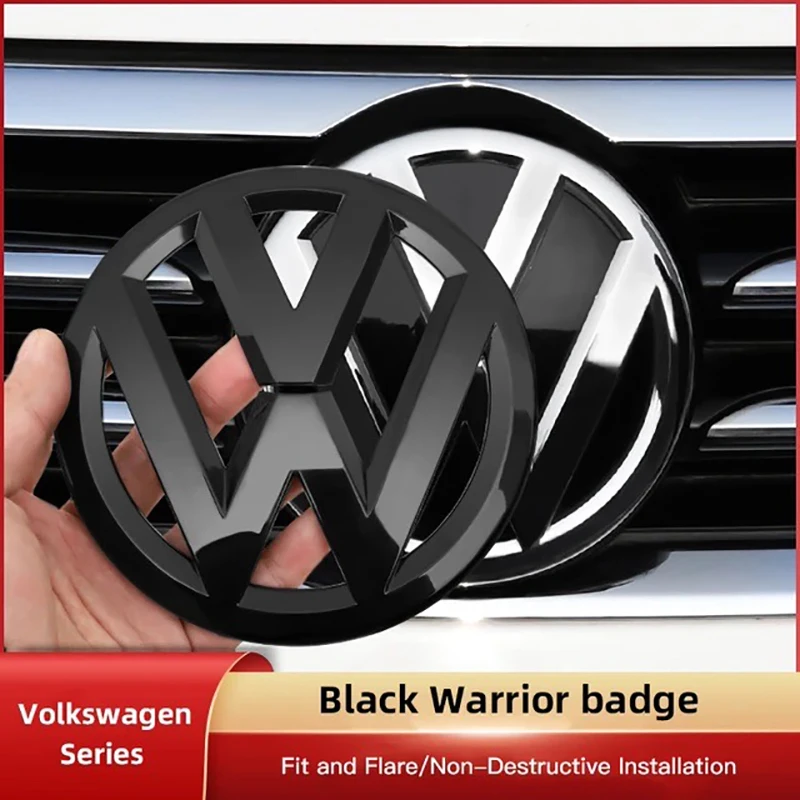 Car Front Gril Front Rear Trunk Emblem Covers Badge Sticker For VW GTI Polo Golf Passat Tiguan Arteon Touareg Taigo Caddy Jetta