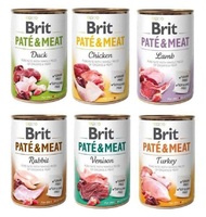 BRIT PATE & MEAT 6x400g Karma wet mix of flavors