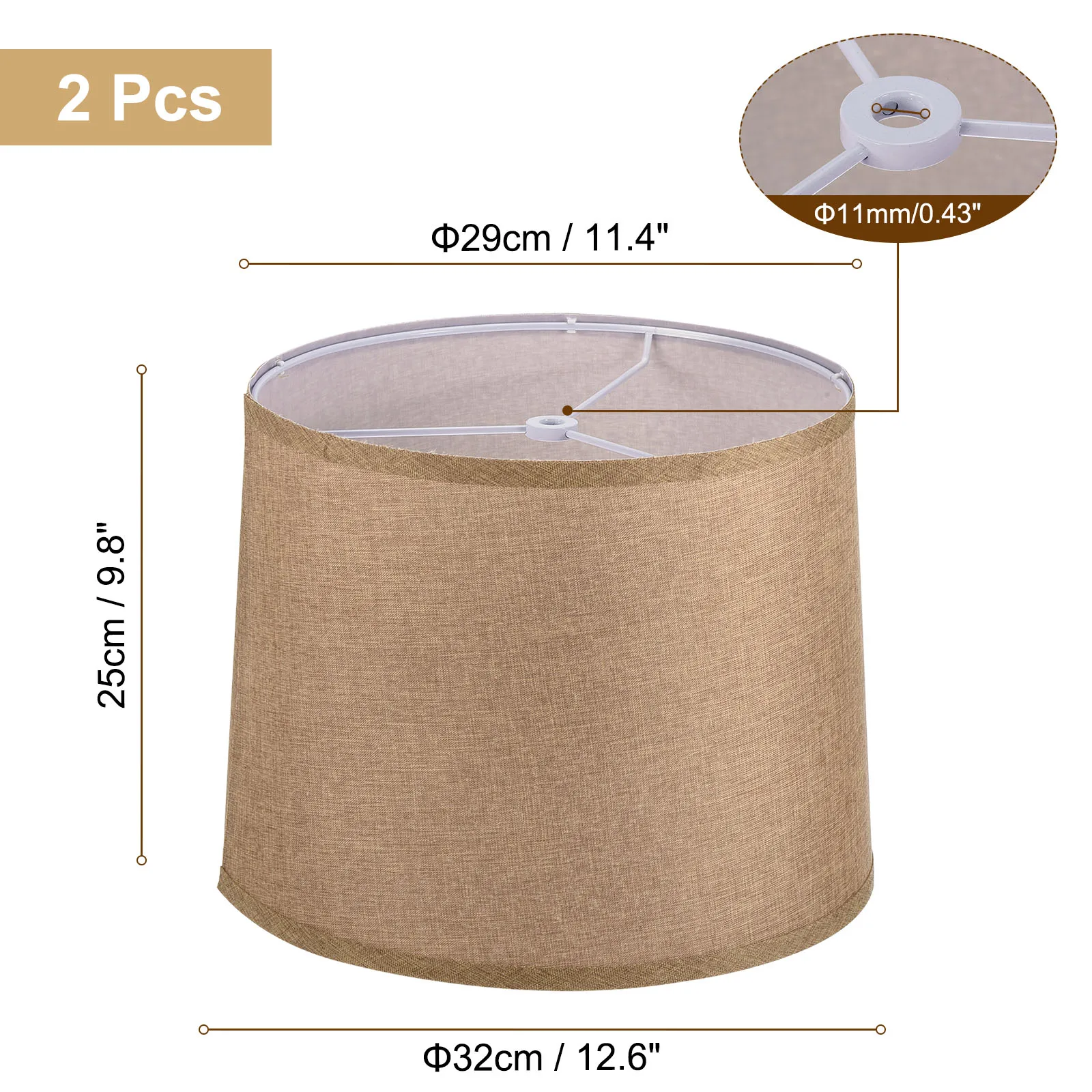 2Pcs Lamp Shades 11.4