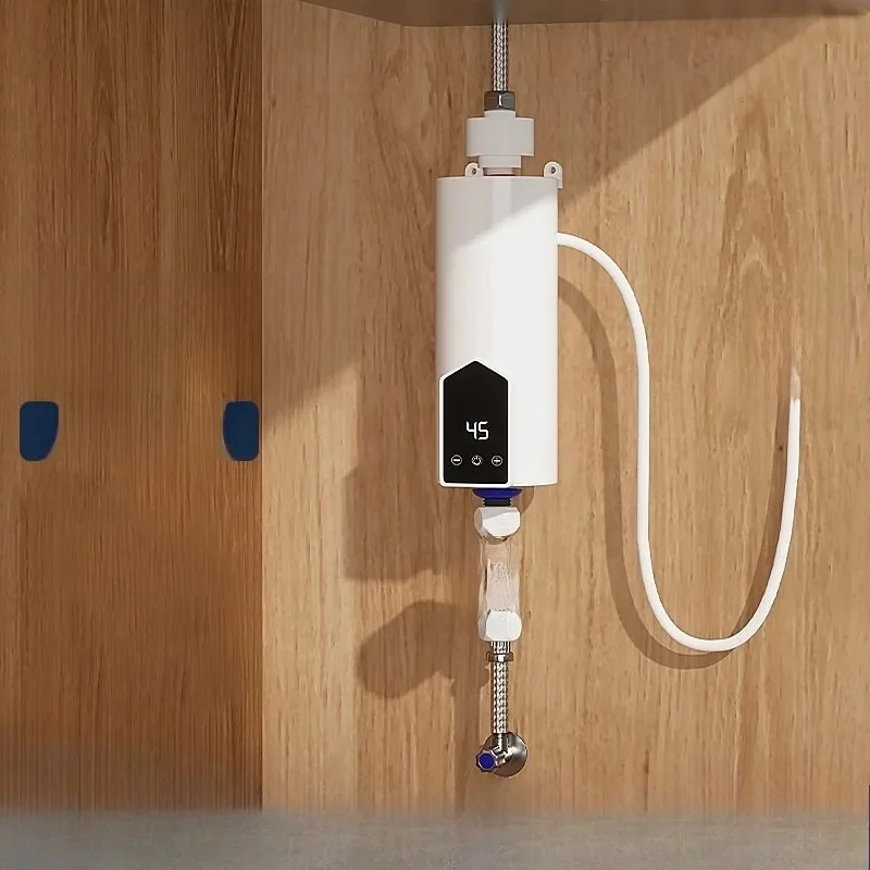 Instant Boiler 220V 3000W-5500W Draagbare Elektrische Kachels Voor Badkamer Warm Water Douche En Thuis keuken Verwarming - afbeelding 2