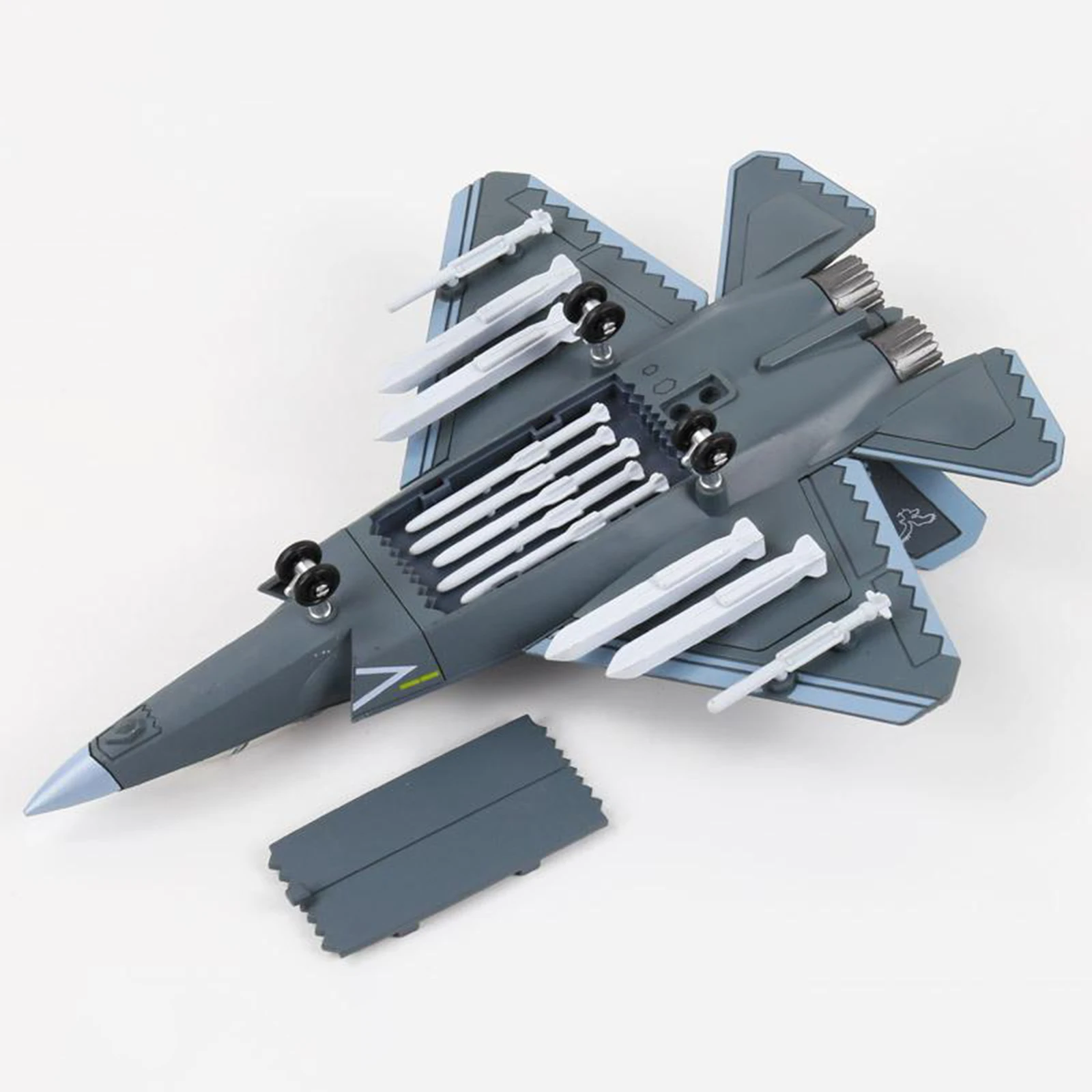 DIY F14 Straaljager J35 Vliegtuig Montage Blokken Lichtgewicht Vliegtuig Miniatuur Desktop Ornament Kinderen Speelgoed Verjaardagscadeautjes