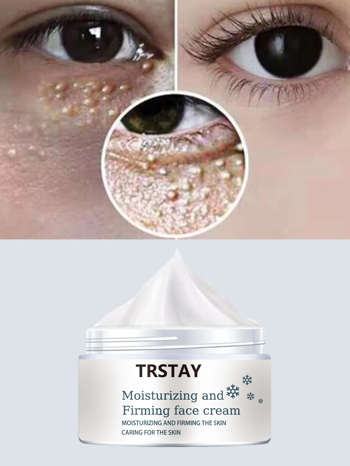 Moisturizing Soft Smooth Eye Cream Gently Disperses Small Bumps For Silky Smooth Glossy Eye Area While Soothing Brightening Deli - Image 2