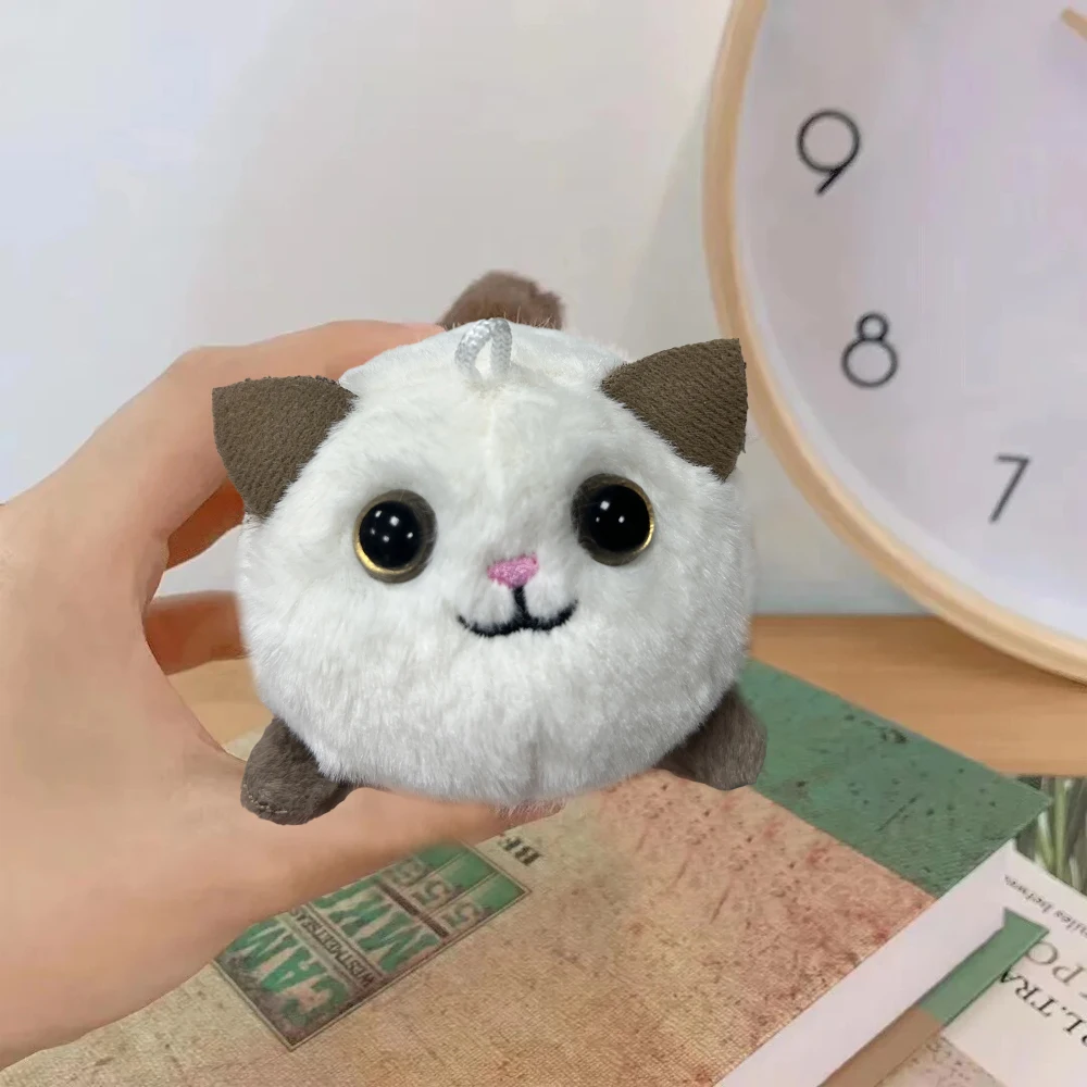Adorable Wagging Tail Cat Plush Toy, Keychain Pendant Cartoon Animal Cat Fashionable Girl Key Chain Chain Womens Gift image 4