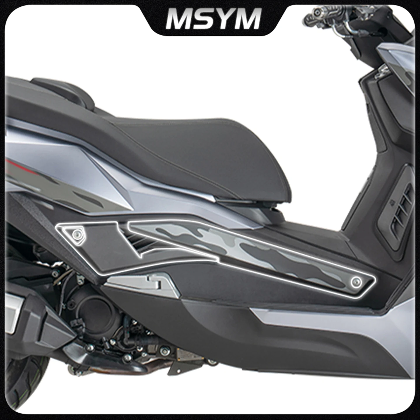 For ARIIC 318GT 2024 Invisible Car Cover Film Protective Stickers On Both Sides Of The Body Motorcycle Modification Accessories