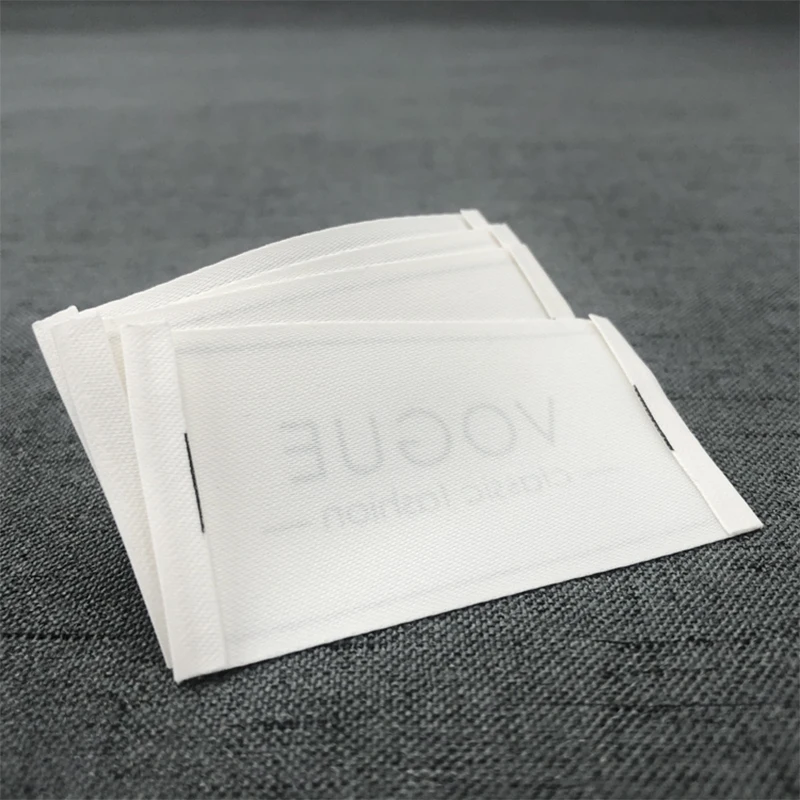 Wholesales Custom Private Garment Brand Logo Label Woven Printing T shirt Sewing Name Cotton Cloth Label Clothing Tag and Label