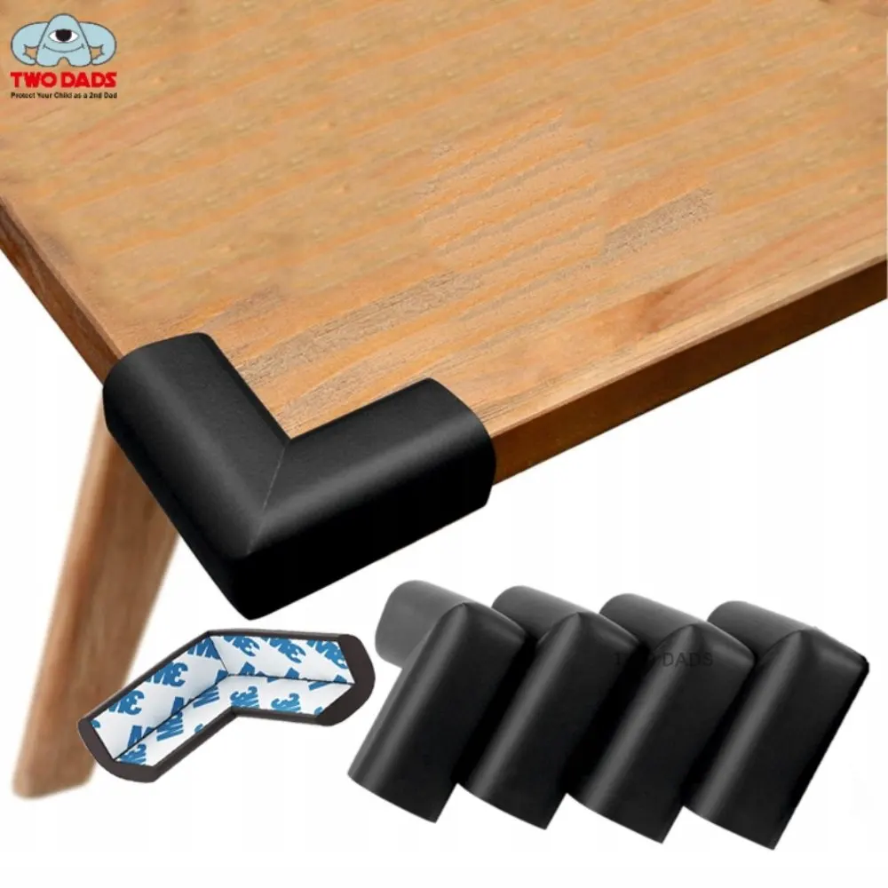 Soft Baby Proofing Corner Guards - Pre-Taped Table Corner Protector for Child Safety Furniture Bumper & Sharp Edge