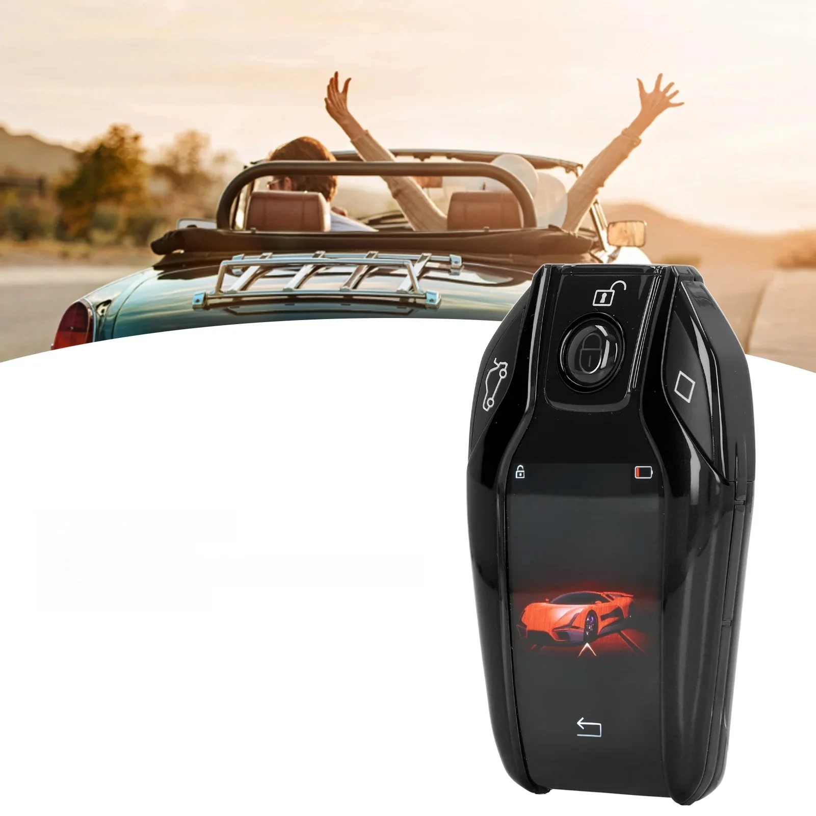 Clé intelligente de voiture, clé intelligente universelle à écran tactile LCD TK800 +, entrée sans clé à distance pour tous les modèles de boutons de démarrage et d'arrêt du moteur