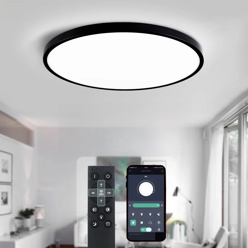 MARPOU smart led light 0.9-inch indoor bedroom large ceiling light 24W/28W/38W modern ceiling lamp ultra-thin led ceiling light