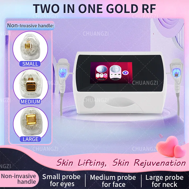 

RF Fractional Micron Machine with Cold Hammer RF Radio Frequency Skin Tightening Acne Scars Stretch Marks Removal For Salon