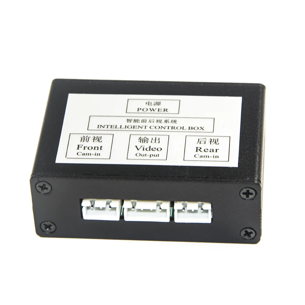 จอดรถกล้อง2 Way Channel วิดีโอกล่องควบคุมสวิทช์อัตโนมัติด้านหน้าด้านหลังแปลง Blind Zone ซ้ายขวา