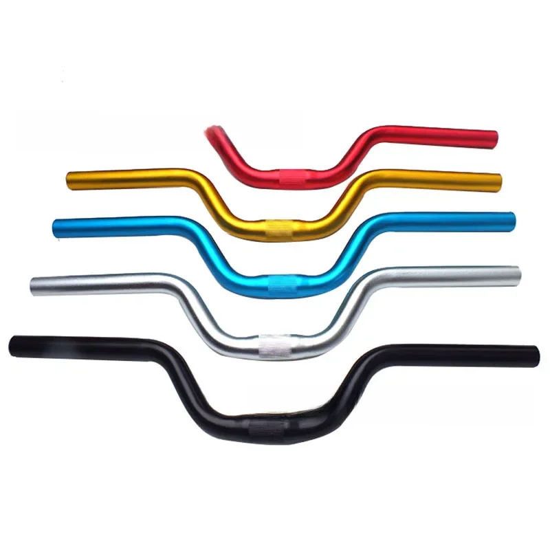 AliExpress Bicycle Handlebar Aluminum Alloy Fixed Gear Fixie Bike Cycling Riser Handlebar Handle Bar 25.4mm