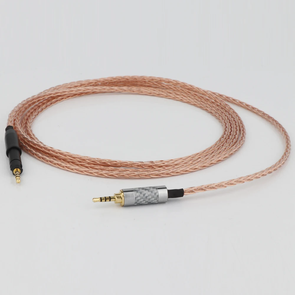 

Hi-End 8 Cores OFC Copper 2.5mm to 2.5mm Aux Headphone Cable for HD599 HD598 HD558 Ath-M60x Ath Headphone